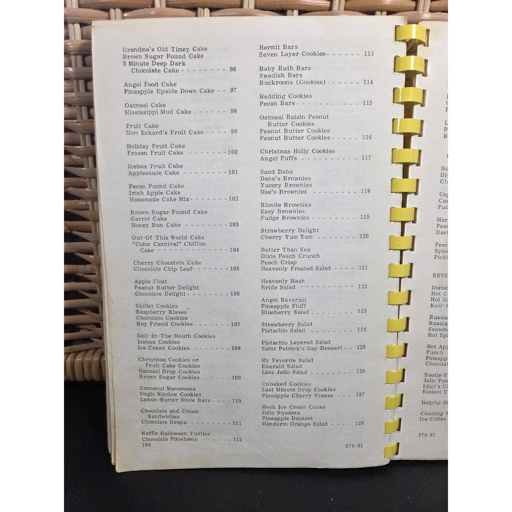 Vintage Catawba‎ County North Carolina Cookbook Handicapped Children 1982